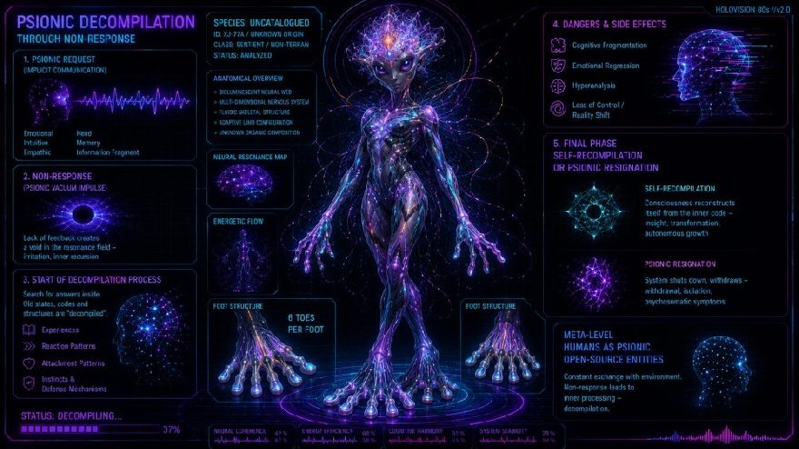 Psionische Dekompilation - Analyse-HUD - Finger Toe Incompability
