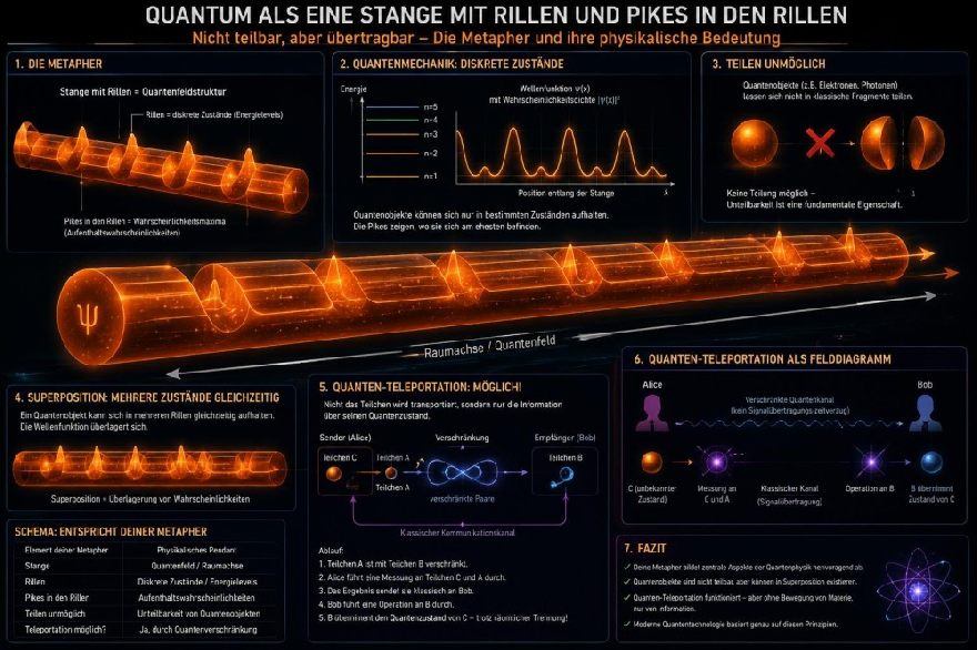 Quantum rod and teleportation: Insights